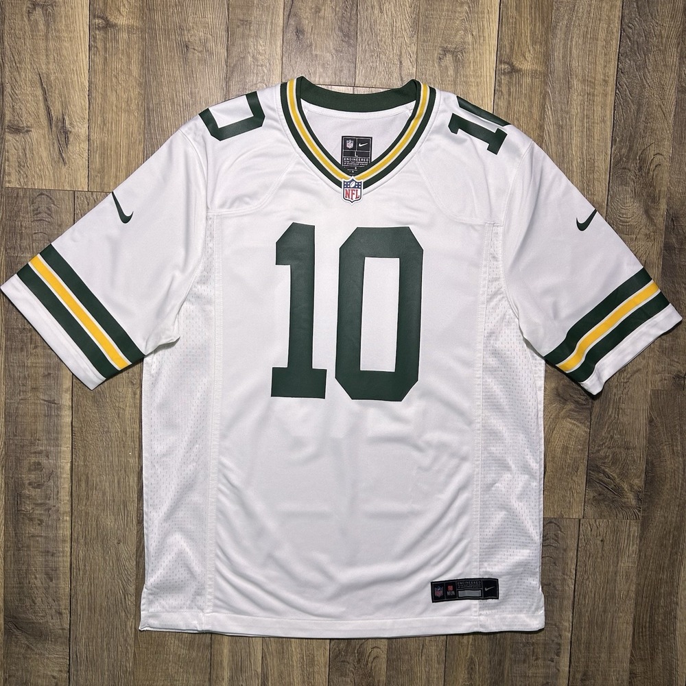 New Green Bay Packers #10 Jordan Love Nike NFL Football Game Jersey Mens L $130